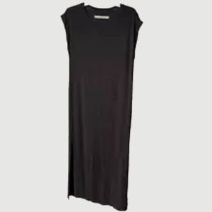 ENZA COSTA Maxi Dress Black Size Medium